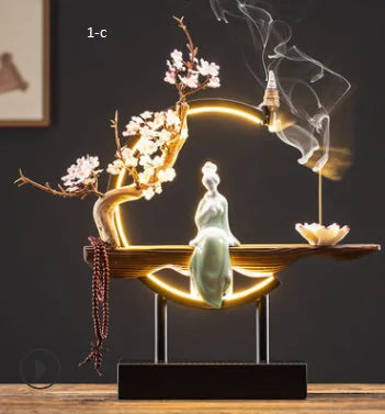 Waterfall Backflow Incense Burner